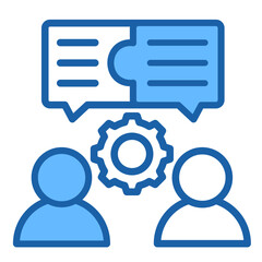 Collaboration  Icon Element For Design
