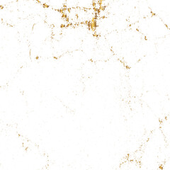 Gold foil splatter with glitter texture and elegant golden stroke on transparent background. Golden foil stroke with shimmering glitter transparent overlay 