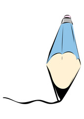 Mit Bleistift schreiben