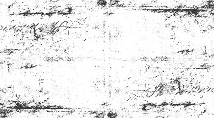 Distressed grunge overlay on black and white vector texture design. Grunge vector background with black and white distressed texture  