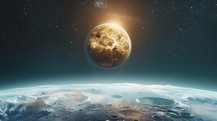 Luminous Planet in the Outer Solar System