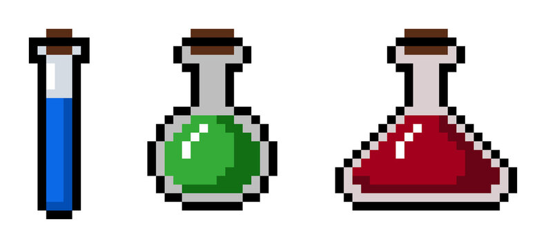 pixel potion set