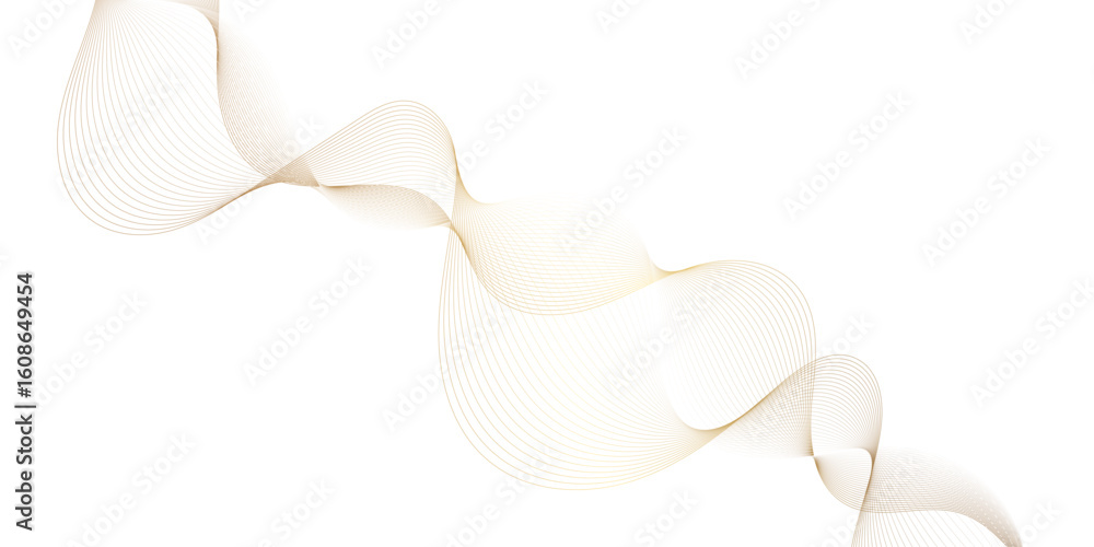 Poster abstract wavy background.abstract golden color lines, waves.smooth wave abstract vector background l