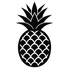 Obraz premium pineapple vector illustration