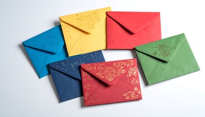 Colorful decorative envelopes