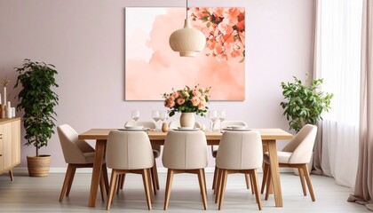 modern dining room