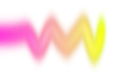 Abstract glowing neon grainy color gradients shape cutout on transparent background, noisy wave shaped gradients color effect overlay, grunge rough texture light leaks effect background.