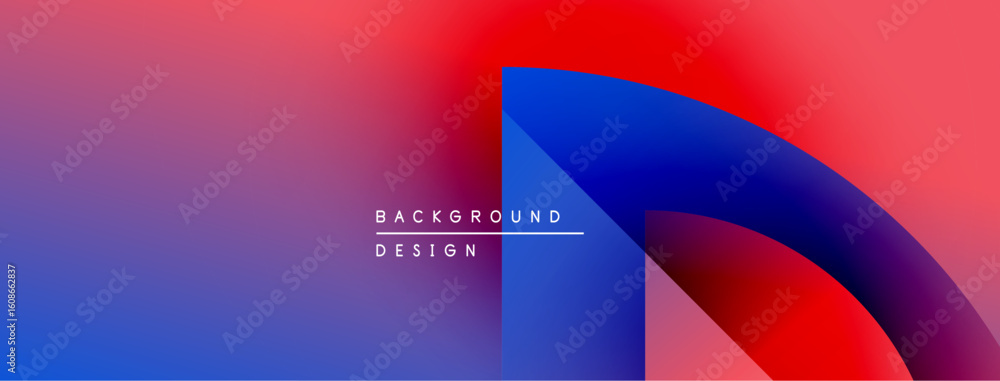 Poster abstract gradient background. vivid colors blend, creating dynamic visual effect. text reads backgro