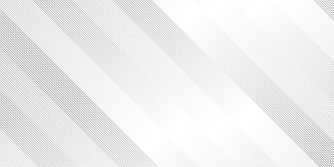 Obraz premium Gradient minimal art linear fabric oblique retro vector stripe diagonal dynamic fabric abstract white and gray geometric creative tech seamless textile design. 