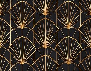 Intricate art deco ornament