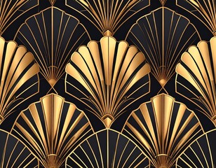 Intricate art deco ornament