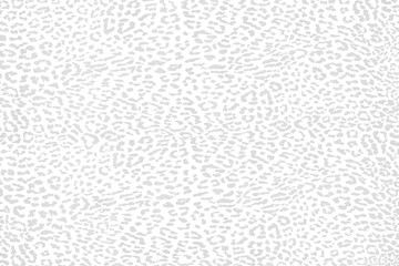 Seamless pattern with leopard animal skin leather. Fur, skin, leather pattern texture isolated on transparent background. Abstract silver, white, leather pattern background. Silver, white, metal color