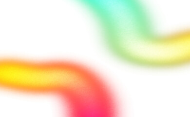 Abstract glowing neon grainy color gradients shape cutout on transparent background, noisy wave shaped gradients color effect overlay, grunge rough texture light leaks effect background.