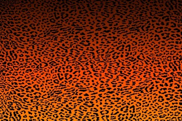 leopard skin texture background. Leopard print pattern with vibrant colors and bold design. Animal skin, leather, fur, feather, texture, bold. Animal. Jungle. Zoo. Orange, brown, black color