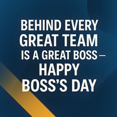 Motivational Quote Poster for Boss Day