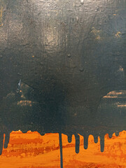 color and texture of oil paint strokes