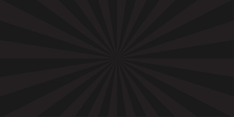 Sunburst beam light vintage shine and graphic summer explosion pattern. black and gray bright sunrise isolated glow striped texture background.	
