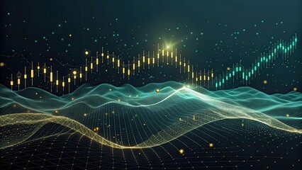 Stock market analysis chart financial data visualization investment graph trading chart business finance