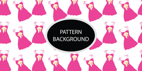 Outline dress pattern background. Hand drawn minimal abstract organic shapes pattern. Collage contemporary print. Fashionable template for design