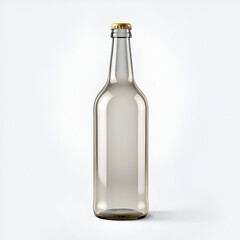 Glass bottle mockup.