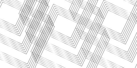 Geometric square minimal abstract background oblique stripe diagonal line wave parallel black chevron digital vector illustration art pattern.	
