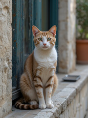 Undomestic cats in Athen, Greece