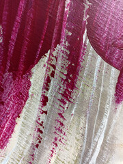 color and texture of oil paint strokes