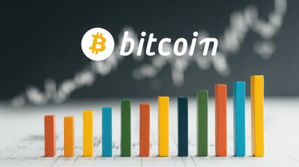 Bar chart featuring bitcoin metrics displaying risk-adjusted gain for financial analysis and investment strategies