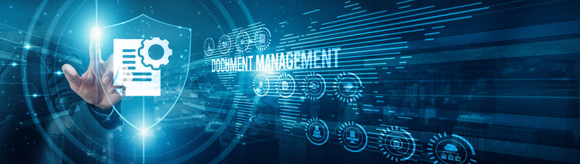 Records manager protecting files document management systems, storage retrieval indexing access control automation security organization classification compliance workflow.