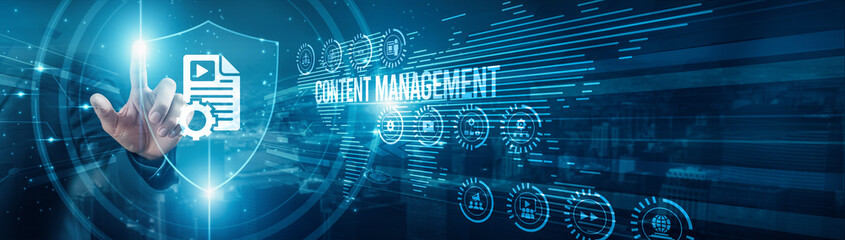 CMS administrator protecting assets on content management platforms, publishing organization...