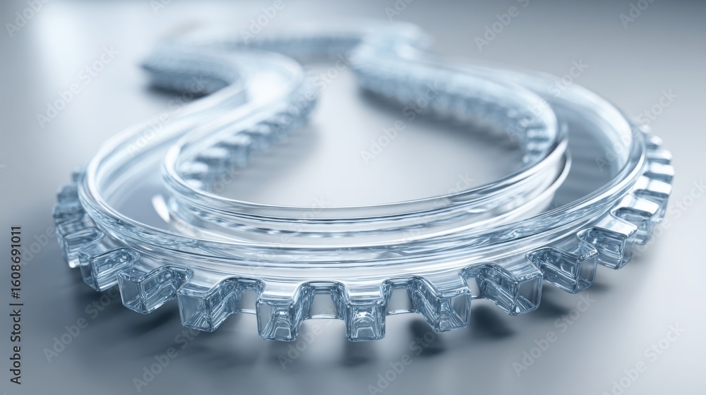 Aufkleber pair of bangies representing creative business loop concept with cycle illustrating continuous innov