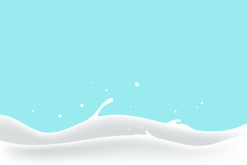 milk or yogurt wave background