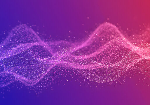 Purple Pink Digital Wave Gradient Background