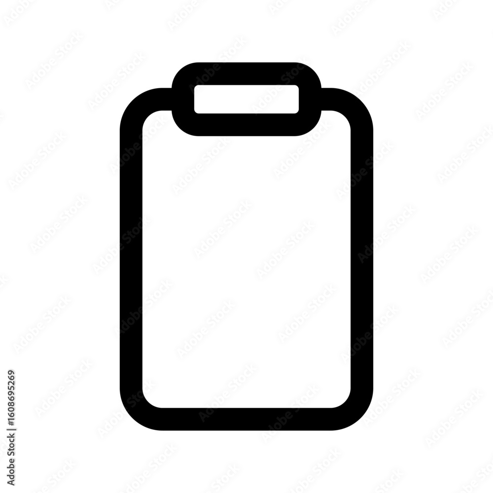 Poster clipboard icon vector from web design set