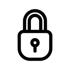 Lock Icon Vector From Web Design Set