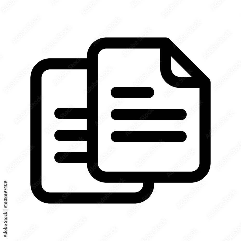 Poster pages icon vector from web design set