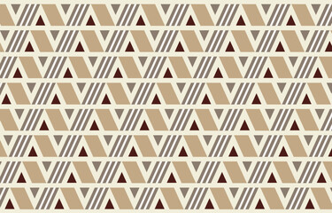 Ethnic tribal  colorful beige background. Seamless tribal pattern, folk embroidery, tradition geometric ornament. Traditional design for fabric, textile, print, rug, paper, carpet