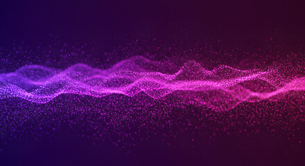 Purple Pink Digital Wave Gradient Background