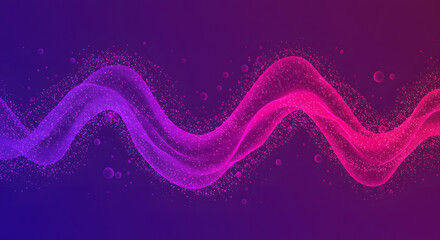 Purple Pink Digital Wave Gradient Background