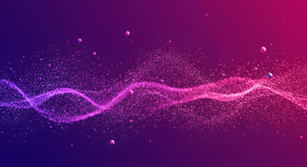 Purple Pink Digital Wave Gradient Background