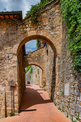 Obraz premium narrow street in the old town