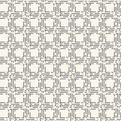 Geometric Seamless Square Pattern Vector.  Retro Maze Tile Design for Modern Art Prints, Wallpaper, Textile, and Branding