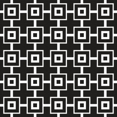Geometric Seamless Square Pattern Vector.  Retro Maze Tile Design for Modern Art Prints, Wallpaper, Textile, and Branding