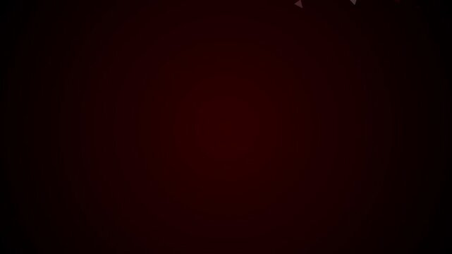 Disappearing For You text into tiny particles on plain light black and red background.