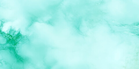 Beautiful light blue and green marble texture It features an array of soft turquoise, White and slightly bluish green or beige veining runs organically across the surface using for wall decor.