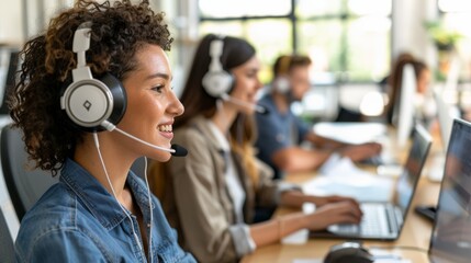 Efficient Customer Service Team Utilizing CRM Software for Seamless Business Management