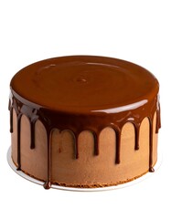 Chocolate cake with dripping glaze