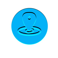 Location icon 3d ilustrations