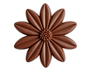 Chocolate flower shape