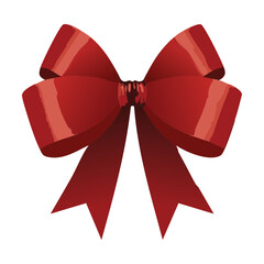Classic Red Ribbon Gift Bow